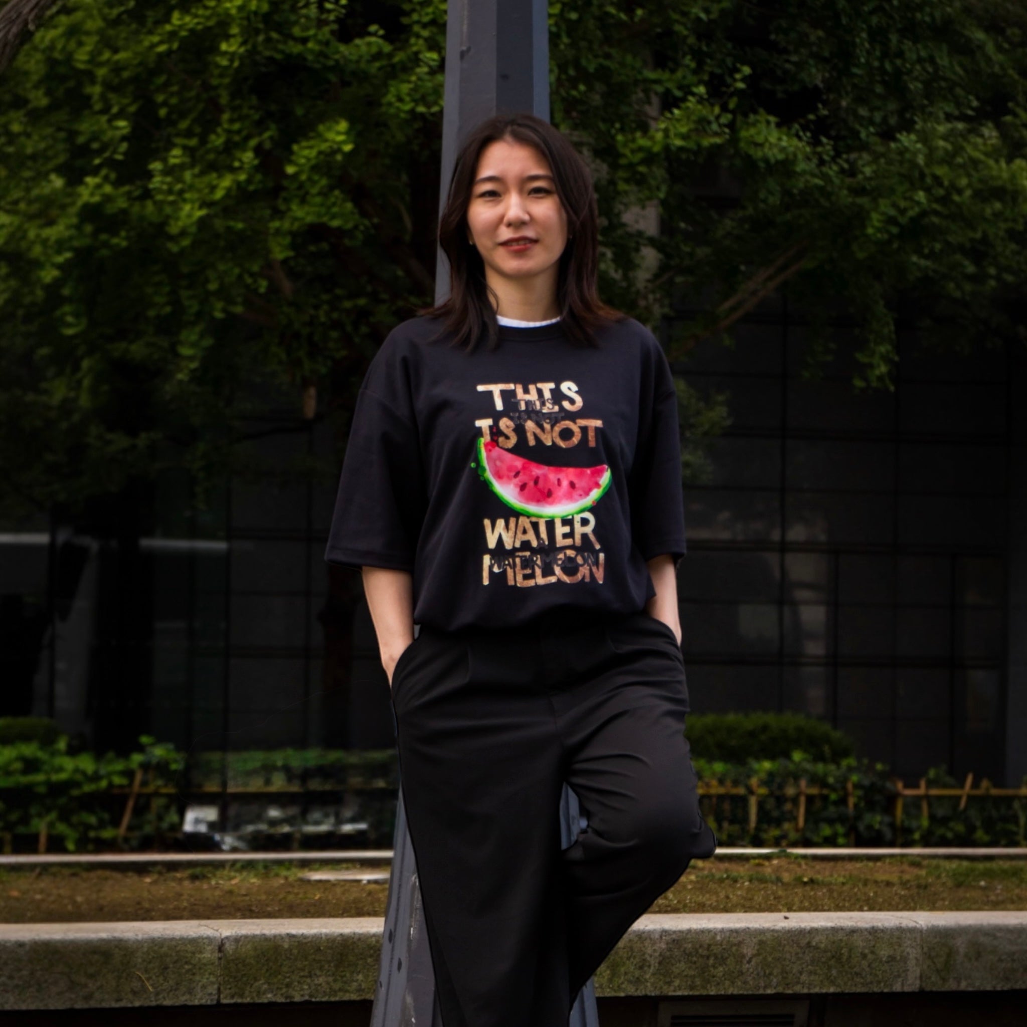 Full Black Half-sleeve WaterMelon T-shirt - [NEW ARRIVAL] – RAVOSO