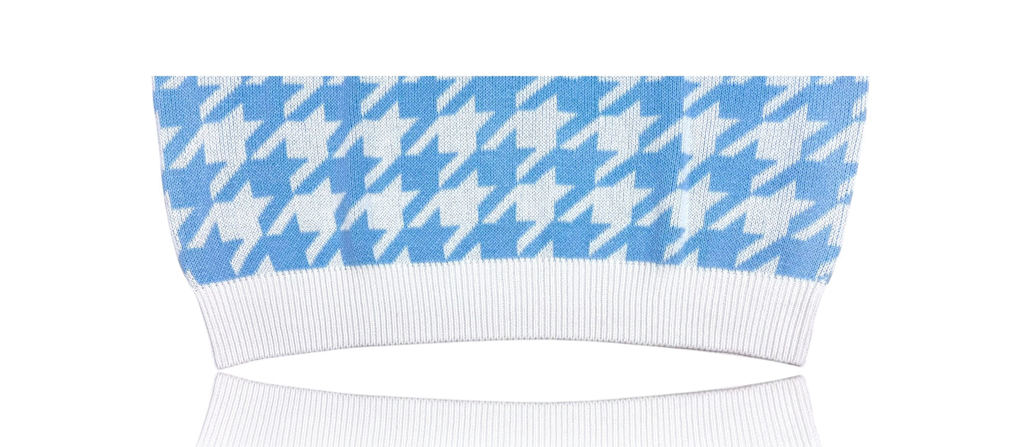 Sky Blue Unisex VEST With White Lines - [NEW ARRIVAL]