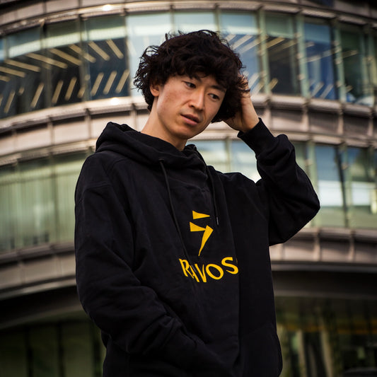 Posh Black Stylish Unisex Hoodie